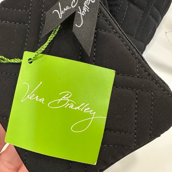 Vera Bradley Classic Black Quilted Medium Bowler Hand Bag with Coin Purse_NWT - Picture 9 of 16